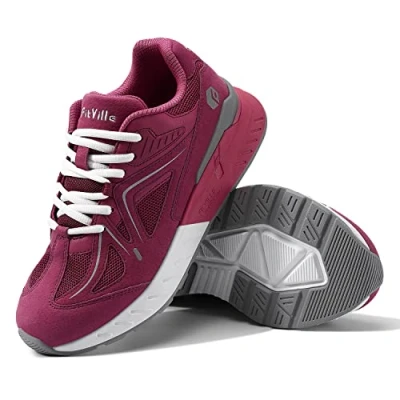 Immagine di FitVille Extra Larghe Scarpe Donna Sneakers Supporto per Arco Plantare Pianta Larga da Ginnastica Comfort Piede Piatto Lavoro Comode 39 EU X
