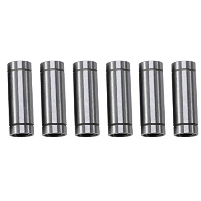 Immagine di Cuscinetti a sfere di movimento lineare, Cuscinetto lineare per stampante 3D 6pcs LM8LUU 8mm Rod Printer CNC lineari lunghi