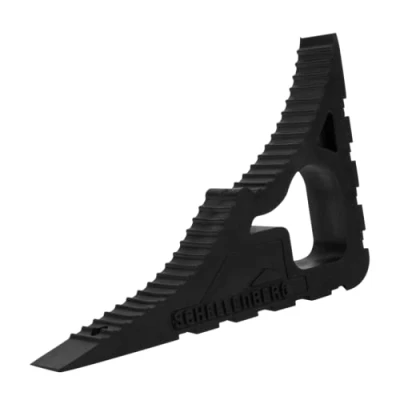 Immagine di Schellenberg 66303 Fermaporta/fermafinestra, Nero Fermaporta e Porta a Cuneo, Durevole Resistente alle intemperie, Colore, 1x