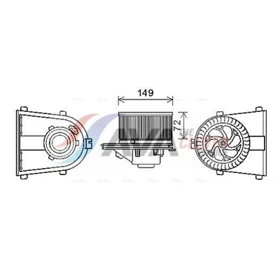 Immagine di Elettromotore, Ventilatore abitacolo AVA QUALITY COOLING AI8378