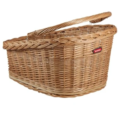 Immagine di KlickFix Hinterrad weidenkorb 2128053610, 2128053610 Cestino in vimini per ruota posteriore, 47 x 37 26 cm, colore: Nero Unisex adulto, 47x37x26cm