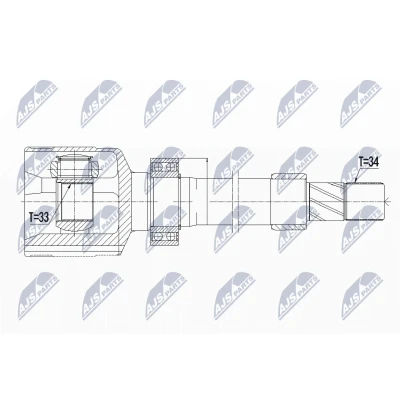 Immagine di NTY NPW RE 059 Kit Giunto Omocinetico Assale anteriore Dx