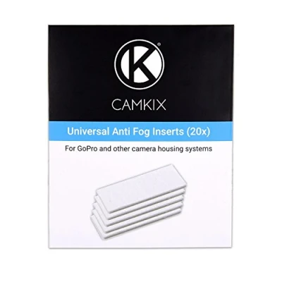Immagine di Inserti Antiappannamento Compatible con GoPro Hero e Altri Modelli di Telecamere Custodie Confezione da 20 Rimuovibili Riutilizzabili per tutte le Action Camera