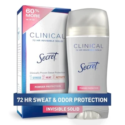 Immagine di Secret Clinical Strength Invisible Solid Women&#039;s Antiperspirant &amp; Deodorant Powder Protection Scent 2.6 Ounce by