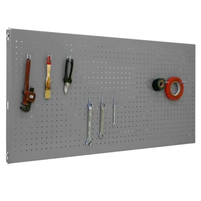 Immagine di SimonRack Pannello Portautensili in Metallo, Pannelli per attrezzi, Include 8 Ganci, 1200x600 mm, Grigio Simonwork