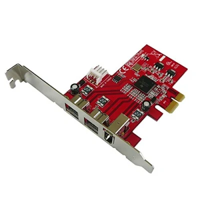 Immagine di KALEA INFORMATIQUE Scheda controller PCIe Firewire 400 Ieee1394a e 800 ieee3194b con chipset TI XIO2213 2 + 1 porte, gamma professionale