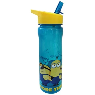 Immagine di Polar Gear More Than a Minion 1325 1731 Borraccia per bambini, in plastica di polipropilene, turchese, giallo, 600 ml