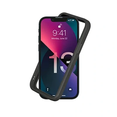 Immagine di RhinoShield Bumper Case compatible with [iPhone 13 mini] CrashGuard NX Shock Absorbent Slim Design Protective Cover 3.5M / 11ft Drop Protection Graphite