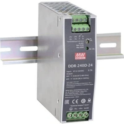 Immagine di Mean Well DDR 240C 48 Convertitore DC/DC per guida DIN V/DC 5 A 240 W Num. uscite:1 x Contenuto 1 pz.