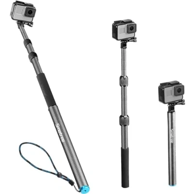Immagine di Smatree S3C Bastone Selfie Monopiede Telescopico Allungabile Impermeabile per GoPro Hero 2018, 11/10/9/8/7/6/5/4/3+/3/2/1/Fusion/DJI OSMO Action 3/Insta 360(12,5&quot; 39,5&quot;)