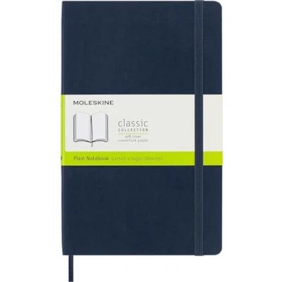 Immagine di Moleskine Taccuino Large Bianche Copertina Morbida Blu Zaffiro