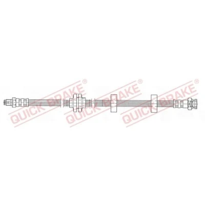 Immagine di QUICK BRAKE 37.910 Tubi Freno 481mm M10x1 con filettatura interna, esterna FIAT: Doblo I Cargo, Strada Pick up