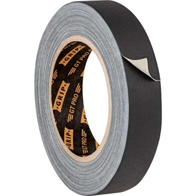 Immagine di GRIP Eventbasics GT PRO Nastro adesivo in tessuto nero, 25 mm x m