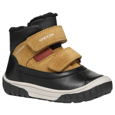 Immagine di Geox B Omar Boy WPF C, Stivaletto Bimbo 0 24, Black/Curry, 22 EU