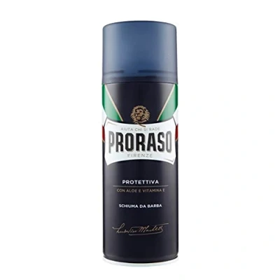 Immagine di Proraso Confezione da 3 schiuma barba Blue Shaving Foam, 400 ml