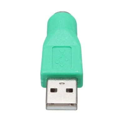 Immagine di ulafbwur adattatore verde freddo USB maschio a PS2 femmina convertitore per tastiera mouse