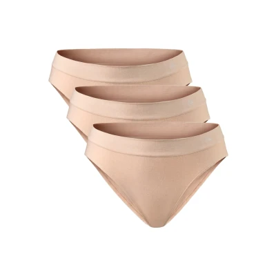 Immagine di Danish Endurance Seamless 3 PACK Slip, Donna, Taglia: Small, Nude beige