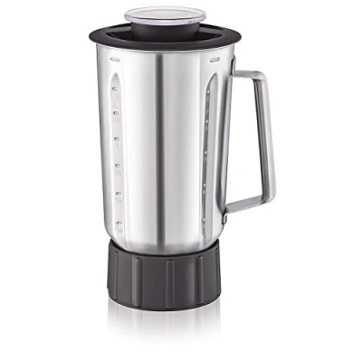Immagine di Moulinex XF636DB1, Frullatore in acciaio Inox, accessorio per robot da cucina Masterchef Gourmet, capacità 1,5 litri, resiste agli sbalzi termici
