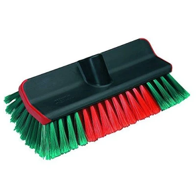 Immagine di Vikan 524752 Spazzola per lavaggio ad acqua, alta/bassa, morbida/spaccato, colore: nero, lunghezza 280 mm, larghezza 150 altezza 90 mm