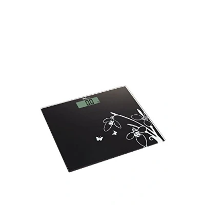 Immagine di Bilancia Digitale Pesa persone Melchioni FLAT, Alta Precisione, Ultrasottile, Attivazione a pressione, Spegnimento automatico, Piattaforma in vetro temperato, Display LCD da 1.2