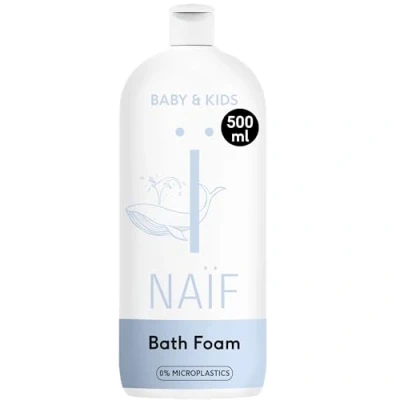 Immagine di Naif, Bagnoschiuma nutriente per neonati e bambini, Ingredienti naturali, Tante bolle naturali grazie al cocco allo zucchero, 100% vegano rispettoso, 500ml