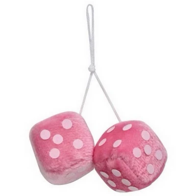 Immagine di CARPOINT Fuzzy Dice 0510085 Deodorante ambiente rosa