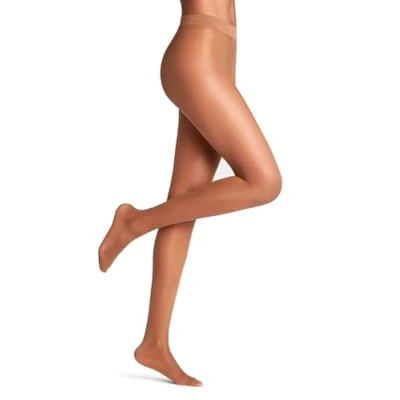 Immagine di FALKE Pure Matt 20 DEN W Ti trasparenti velati tinta unita 1 pezzo, Collant Donna, Marrone Hazel 5187, XL