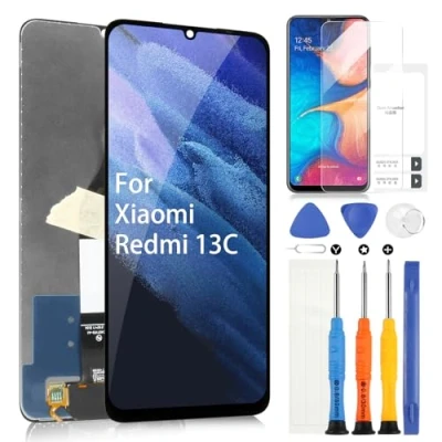 Immagine di LCD Schermo per Xiaomi Redmi 13C 23100RN82L 23106RN0DA 23108RN04Y Display Digitizer Touch Ricambio Assembly con Strumenti(6.74&quot;,Nero)