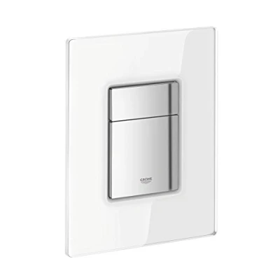 Immagine di Grohe 38845LS0 Skate Cosmopolitan Piastra di Azionamento WC, Doppio Scarico, Bianco