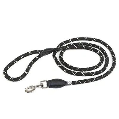 Immagine di Julius K9 Guinzaglio IDC in corda, 12 mm x 2 m, nero fluorescente