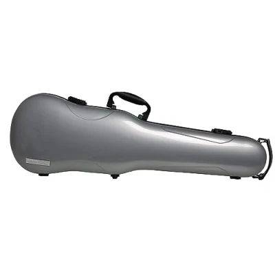 Immagine di GEWA AIR 1.7 Astuccio sagomato per violino argento metallico lucido, Made in Germany, con maniglia laterale