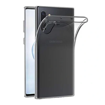 Immagine di AICEK Cover Compatible Samsung Galaxy Note 10, 10 Silicone Case Molle di TPU Trasparente Sottile Custodia per (6.3 Pollici)