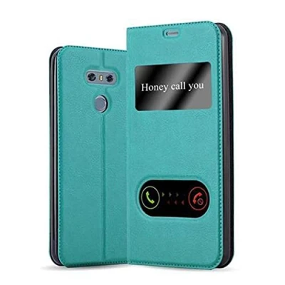 Immagine di Cadorabo Custodia Libro per LG G6 in TURCHESE MENTA con Funzione Stand e Chiusura Magnetica Portafoglio Cover Case Wallet Book Etui Protezione