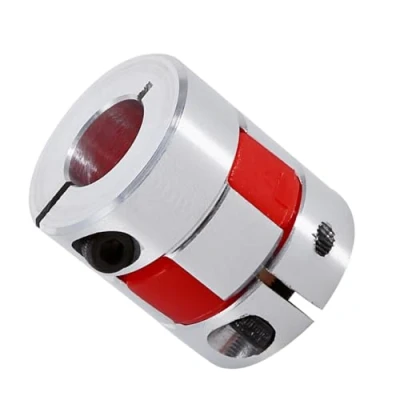 Immagine di 12mm x 8mm CNC Flessibile Prugna Accoppiamento Albero Accoppiatore Motore passo Encoder Connettore D20 L30 Mascella Morsetto Lega di Alluminio