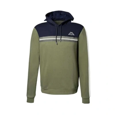 Immagine di Kappa Imagin Active Man, Felpa Uomo, Verde/Blu, XL