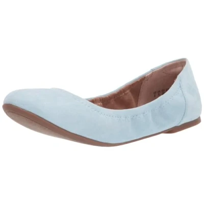 Immagine di Amazon Essentials Ballerine Belice Donna, Blu Chiaro, 39.5 EU Larga