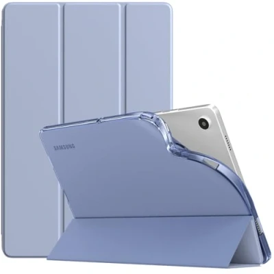 Immagine di TiMOVO Custodia Compatibile con Samsung Galaxy Tab A9+/A9 Plus 11&quot; 2023 SM X210/X216/X218, Cover Posteriore Sottile e Morbido in TPU Traslucido Smerigliato, Lilla