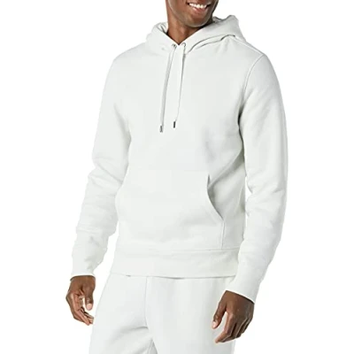 Immagine di Amazon Essentials Felpa con Cappuccio in Pile (Disponibile nelle Taglie Big &amp; Tall) Uomo, Bianco, M