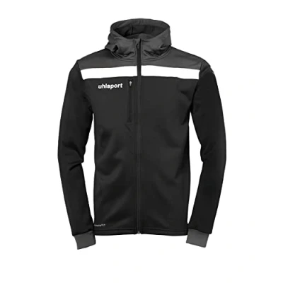 Immagine di uhlsport Felpa con zip, Taglia: Small, Schwarz/anthra/weiß