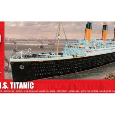 Immagine di Airfix A50146A Gift Set Rms Titanic Modello, Colore Bianco, Rosso Scuro, 1: 400 Scale,