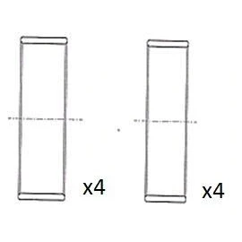 Immagine di FAI AutoParts BB2062 STD Bronzine Motore RENAULT: Kangoo I, CLIO 2, 3, NISSAN: Qashqai / Qashqai+2 DACIA: Duster SUV, II