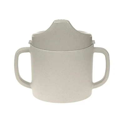 Immagine di LÄSSIG Tazza per bambini con manico e coperchio rimovibile 150 ml/Sippy Cup PP/Cellulose Uni choco