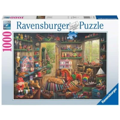 Immagine di Ravensburger Nostalgic Toys Puzzle da 1000 pezzi, per adulti e bambini, dai 12 anni in su, Multicolore, 70 x 50 0,2 cm, 17084