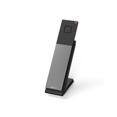 Immagine di Snom HD3 Telefono Cordless Casa per Settore Ospitalità Ricevitore DECT con Base di Ricarica, Alloggiamento Antibatterico, LED Notifica e Funzioni Avanzate Espandibile fino a 5 Postazioni