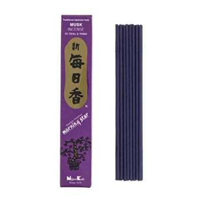 Immagine di Nippon Kodo Incenso Giapponese 50 Stick con Supporto, resine, al Muschio