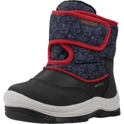 Immagine di Geox B FLANFIL Boy ABX, Scarpone da Neve Bimbo 0 24, Black/Red, 24 EU