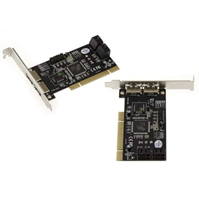 Immagine di KALEA INFORMATIQUE Scheda controller PCI 4 + 2 SATA eSATA con chipset SIL3114. Dischi indipendenti o in cluster Raid 0 1 0+1