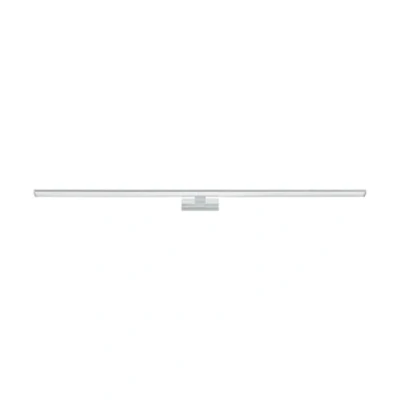 Immagine di EGLO Led lampada da parete Pandella 1, a specchio in alluminio e plastica, bagno cromo, argento, bianco, antiumidità bianco neutro, IP44, L 120 cm