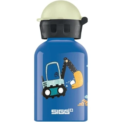Immagine di SIGG Build it Borraccia Bambini (0.3 L), Alluminio con Chiusura Ermetica e Priva di Sostanze Nocive, Bimbi Super Leggera in