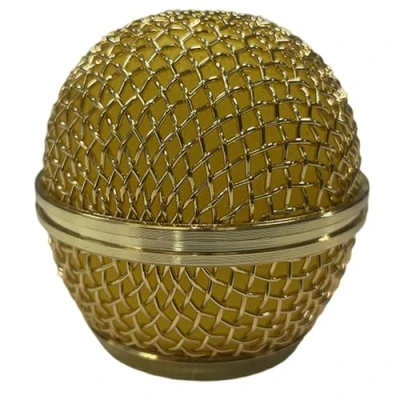 Immagine di Copertura della Testa del Microfono in Metallo Ricambio per Griglia SSM58S SM58LC E Altri Microfoni Dimensioni Standard